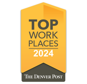 Top Places to work badge